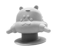 KESOTO Station d'alimentation pour Chiots avec 4 Accessoires Robustes en Silicone pour Chatons et Chiennes en Période de Mise Bas, Gris