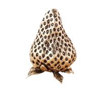 KESOTO Statue de Fraise En Laiton Antique, Figurine de Fruits pour étagère de Salle à Manger