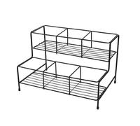 KESOTO Support à Bouteilles de Sirop et Casier à Vin pour Bar, 4 grilles