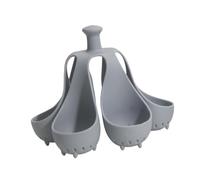 KESOTO Support à œufs pour Cuisson Vapeur D'œufs, Outil de cuisson Silicone Egg, Cuiseur Oeufs, Support pour œufs durs, Distributeur pour Tient 6