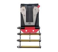 KESOTO Support Ceinture Porte-mètre Ruban Accessoire Ceinture Outil Base Accrochage Rapide Clip Poche Outils Matériau Métal et Pp Convient pour Stockage D'Ou, Chaîne Droite Td