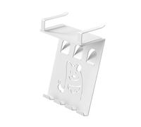 KESOTO Support de Meuble Porte Téléphone Support Rangement Crochet Suspendu Compact En Acier Carbone Pratique pour Cuisine Chambre Décoration Lecture, Blanc