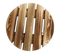 KESOTO Support Mobile pour Plantes avec roulettes, Base en Bois pour Pots, Diamètre 25cm