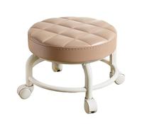 KESOTO Tabouret Bas à Roulettes Siège Pivotant Bas Chaise à Poulie Tabouret de Garagiste avec Assise En Éponge et Mouvement Fluide Adapté Comme Repose-pieds, Kaki