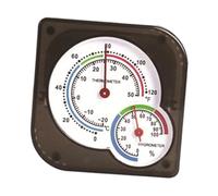 KESOTO Thermomètre Hygromètre Indicateur de Température Mesureur D'Humidité Thermomètre Mural Compteur Analogique Conception Compacte Adapté pour Le Terrari