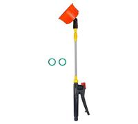 KESOTO Tige de Rétractable, Poignée Ergonomique, Pommeau de, Douchette de Rechange Haute Pression, Rallonge pour Pommeau de, 8 Trous rétractables