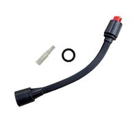 KESOTO Tige D'Extension Pulvérisateur Buse Flexible Accessoire Installation Simple Polyvalent Tête Orientable Compatible Pulvérisateur Entretien Plantes Nett, Noir