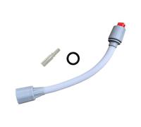 KESOTO Tige D'Extension Pulvérisateur Buse Flexible Accessoire Installation Simple Polyvalent Tête Orientable Compatible Pulvérisateur Entretien Plantes Nett, Gris