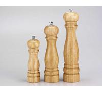 Kesper 136-60 Moulin à poivre H : 16,5cm D : 5cm, bois dur clair, naturel (1 pièce)
