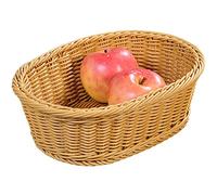 KESPER 19804 Corbeille de Fruits/Pain Plastique Marron 29,5 x 23 x 9,5 cm