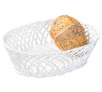 KESPER 19880 Corbeille à Pain Bois/Plastique Blanc 31 x 23,5 x 8,5 cm