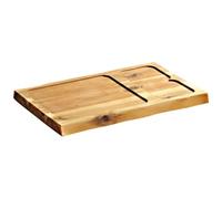 Kesper, 28196 Plateau de service en bois d'acacia FSC 37,5 x 24 x 2,5 cm