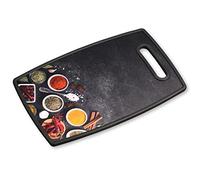 Kesper 30816 Planche à découper et à découper en plastique Motif SPICES/Planche à découper