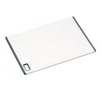 Kesper 30891 Planche à Découper Grand Plastique blanc/gris ,36 x 25 x 0,9 cm