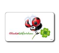 Kesper 32301 Beetle Luck Planche à Petit Déjeuner Plastique Multicolore 23,5 x 14 x 0,4 cm