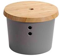 KESPER 32602 Boîte de conservation en mélamine Gris naturel