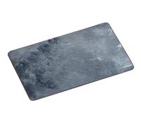 Kesper Plaque à découper en verre noir motif béton 29.5 x 19 x 0.7cm