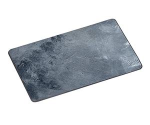 Kesper 36461 Planche à découper en verre Motif béton 38 x 28,5 cm