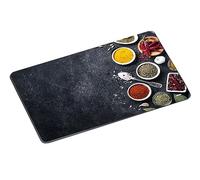 Kesper 36462 Planche à découper en verre Motif Spices 38 x 28,5 cm