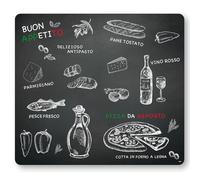 Kesper 36588 13 Ristorante Plaque de découpe en verre 56 x 50 x 1,4 cm