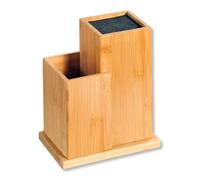 Kesper 58025 Bloc de Couteaux Bambou Marron 10 x 10 x 23 cm