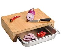 Kesper 58354 Planche à Découper Bambou Marron/Blanc