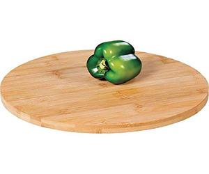 Kesper 58449 Rotatif et Plateau Bambou Brun 35 x 35 x 3 cm