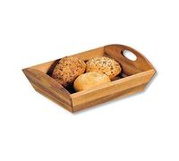 Kesper 63820 Panier de Pain Bois Marron 31,5 x 23 x 9 cm