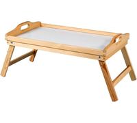 Kesper 69014 Plateau de service et de lit en bois de pin, pliable, 50 x 30,5 x 23 cm, naturel