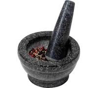 Kesper Meurtrier 16cm Granite Avec Coulisseau Massif Mortier en pour Épices Neuf