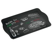 Kesper 77427 Ristorante Plateau de Service Mélamine Noir 48 x 30 x 3,5 cm
