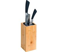 KESPER Bloc à couteaux en bois de bambou, lasuré, avec poils de bambou, hauteur : 230 mm