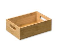 Kesper | Boîte de rangement, empilable, matériau: bambou certifié FSC®, dimensions: l 24 x P 16,5 x H 8 cm, couleur: marron | 57403