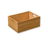 Kesper | Boîte de rangement, empilable, matériau: bambou certifié FSC®, dimensions: l 33 x P 24 x H 13,5 cm, couleur: marron | 57402