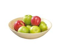 Kesper Bol à fruits et à pâtisserie, en bambou FSC, rond, diamètre : 30 cm, durable, pour fruits, collations et pâtisseries, décoratif et robuste, 53030