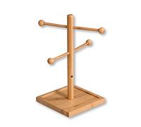 KESPER Brez'n 58614 Support à saucisses en bambou Marron 15 x 15 cm Hauteur 37 cm