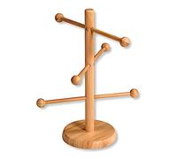 KESPER Brez'n 58615 Support à saucisses en bambou Marron Ø 15 cm Hauteur 37 cm