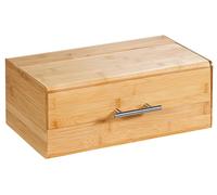 KESPER Brotkasten Bambus Edelstahlgriff 36x20x14cm