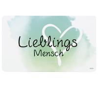 KESPER Dekor-Frühstücksbrettchen Lieblingsmensch 23,5x14cm