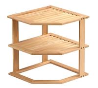 Kesper | Étagère de Cuisine en Bambou, Dimensions : 25 x 25 x 27 cm, Couleur : Marron | 58804