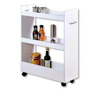 Kesper |Étagère de Niche, matériau : Panneau de Particules certifié FSC, mélaminé, Dimensions : 50 x 15 cm, Hauteur : 79 cm, Couleur: Blanc | 24854 13