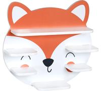 KESPER® Étagère pour enfants Ours, Étagère murale 45x12x42cm, ®, Étagère en argile pour chambre d'enfant, motif animalier, bibliothèque, décorative & peu encombrante 17785