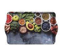 KESPER Healthy Kitchen 77430 Plateau de service en mélamine 48 x 30 x 3,5 cm