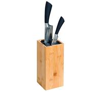 Kesper Bloc à couteaux Juypal 580222 en bois Beige 10 x 10 x 23 cm