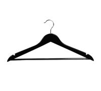 KESPER | Lot de 12, Matériau : Bois de Lotus avec Peinture antidérapante, métal, Dimensions : 44,5 cm de Large, Couleur : Noir | 67156