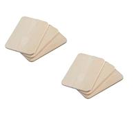 Kesper Lot de 6 planches à petit-déjeuner en bois de bouleau, 22 x 14 cm, idéales comme planche à découper pour le petit déjeuner