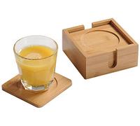 Kesper Lot de 6 sous-Verres en Bambou 58746