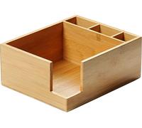 KESPER Organisateur de cuisine 5 compartiments 18 X 9 X 18 cm Bambou 70852