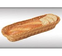 Kesper - Panier à baguettes en plastique tressé 42 x 13,5 x 7 cm