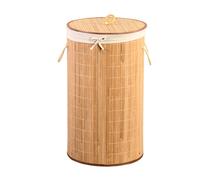 KESPER Panier à linge 60 X 35 cm Bambou Clair 19572
